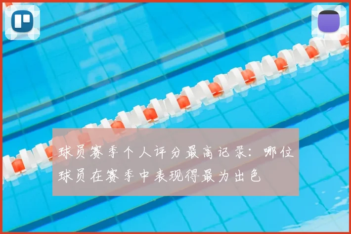 球员赛季个人评分最高记录：哪位球员在赛季中表现得最为出色