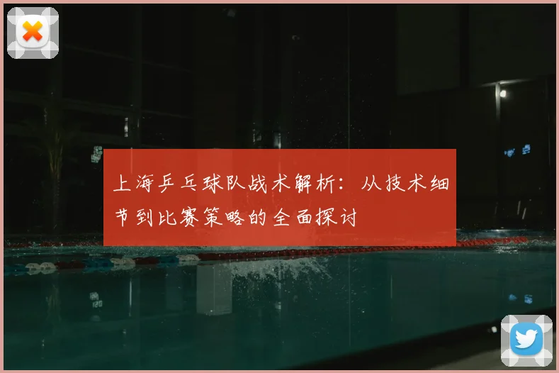 上海乒乓球队战术解析：从技术细节到比赛策略的全面探讨