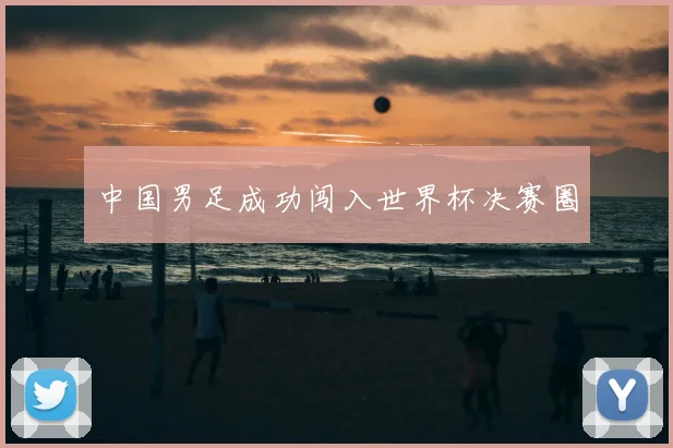 中国男足成功闯入世界杯决赛圈