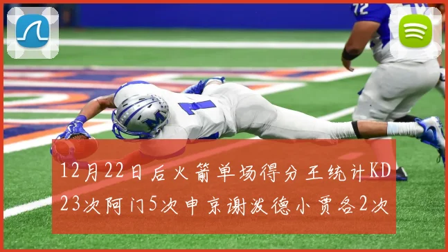 12月22日后火箭单场得分王统计KD23次阿门5次申京谢泼德小贾各2次